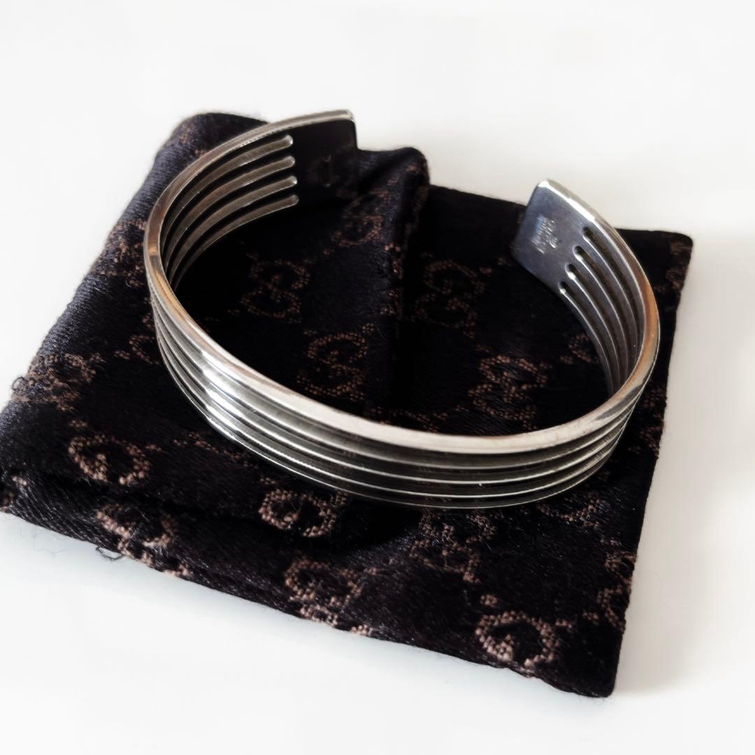 GUCCI 5連　バングル　シルバー925