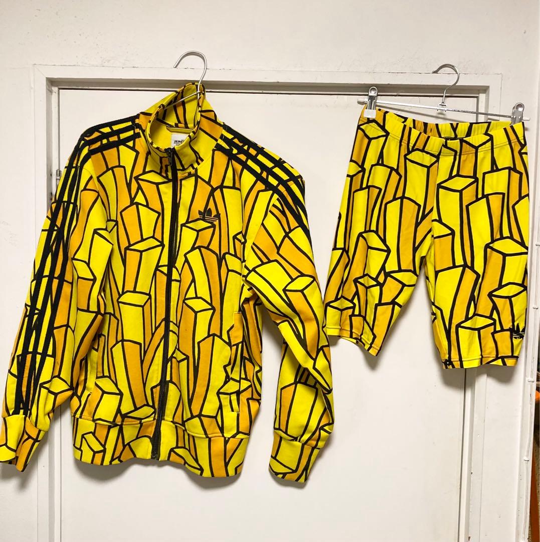 adidas✖︎JEREMY SCOTT ポテト柄ジャージセットアップ