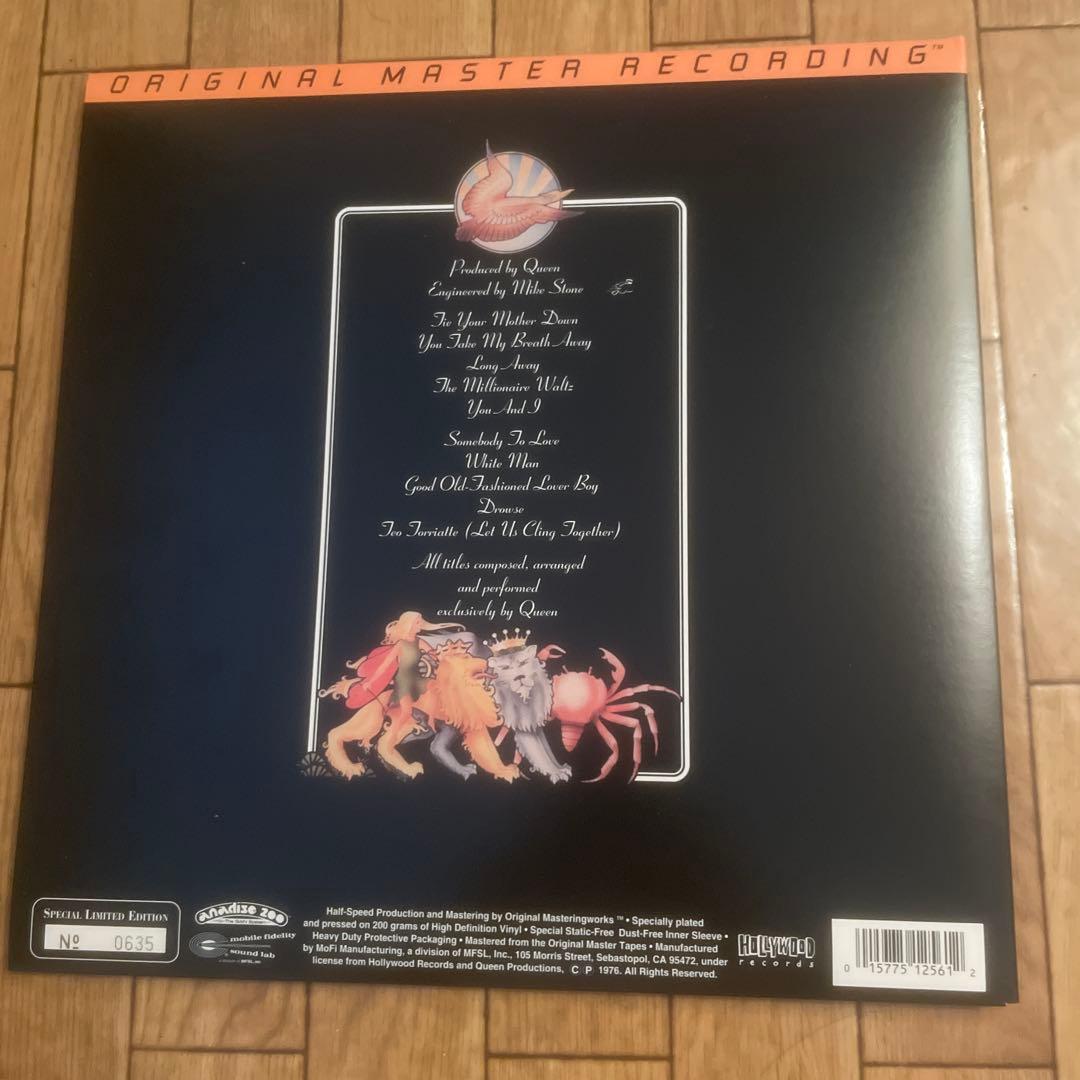 Queen A Day At The Races レコード　MSFL 1-256