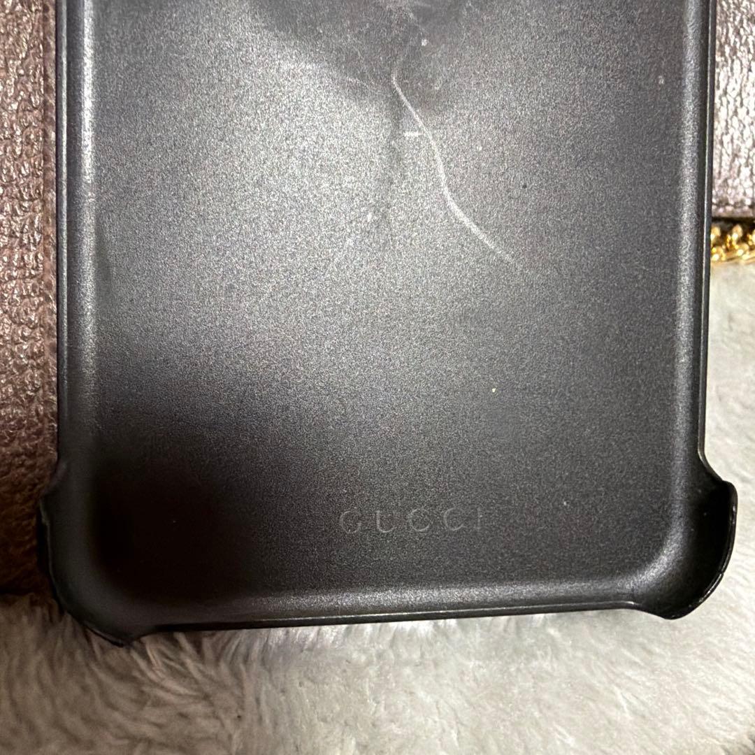 Gucci iPhone ケース SE 7.8 チェーンショルダー 手帳 グッチ