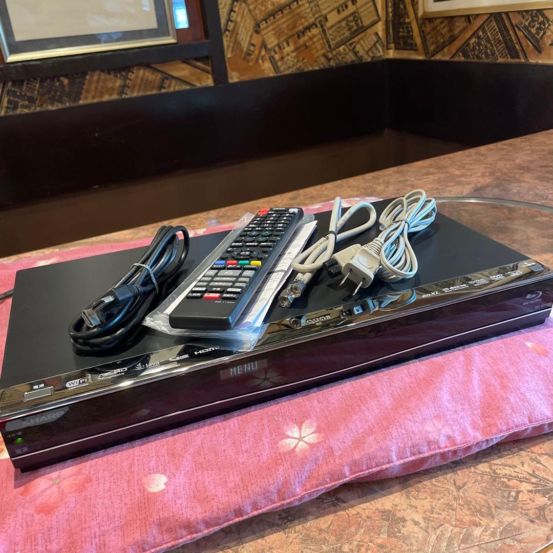 シャープBD−W1500 12倍2番組W録 1000GB 新品リモ等付フル装備！