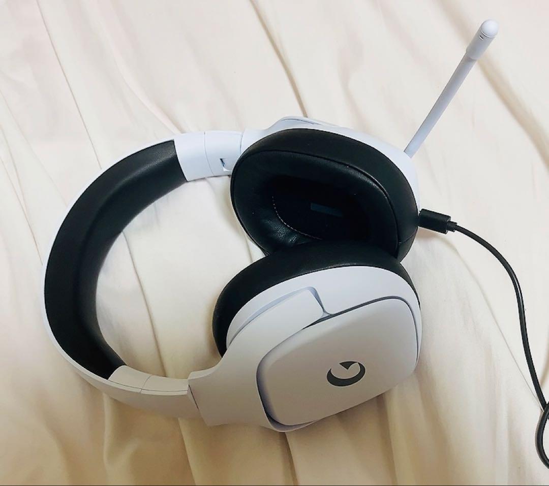 ホワイト ゲーミングヘッドセット