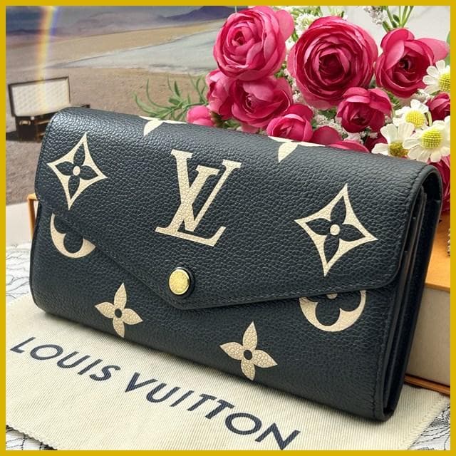 ★極美品★　ルイヴィトン　ルイヴィトン　アンプラント　サラ　バイカラー　長財布