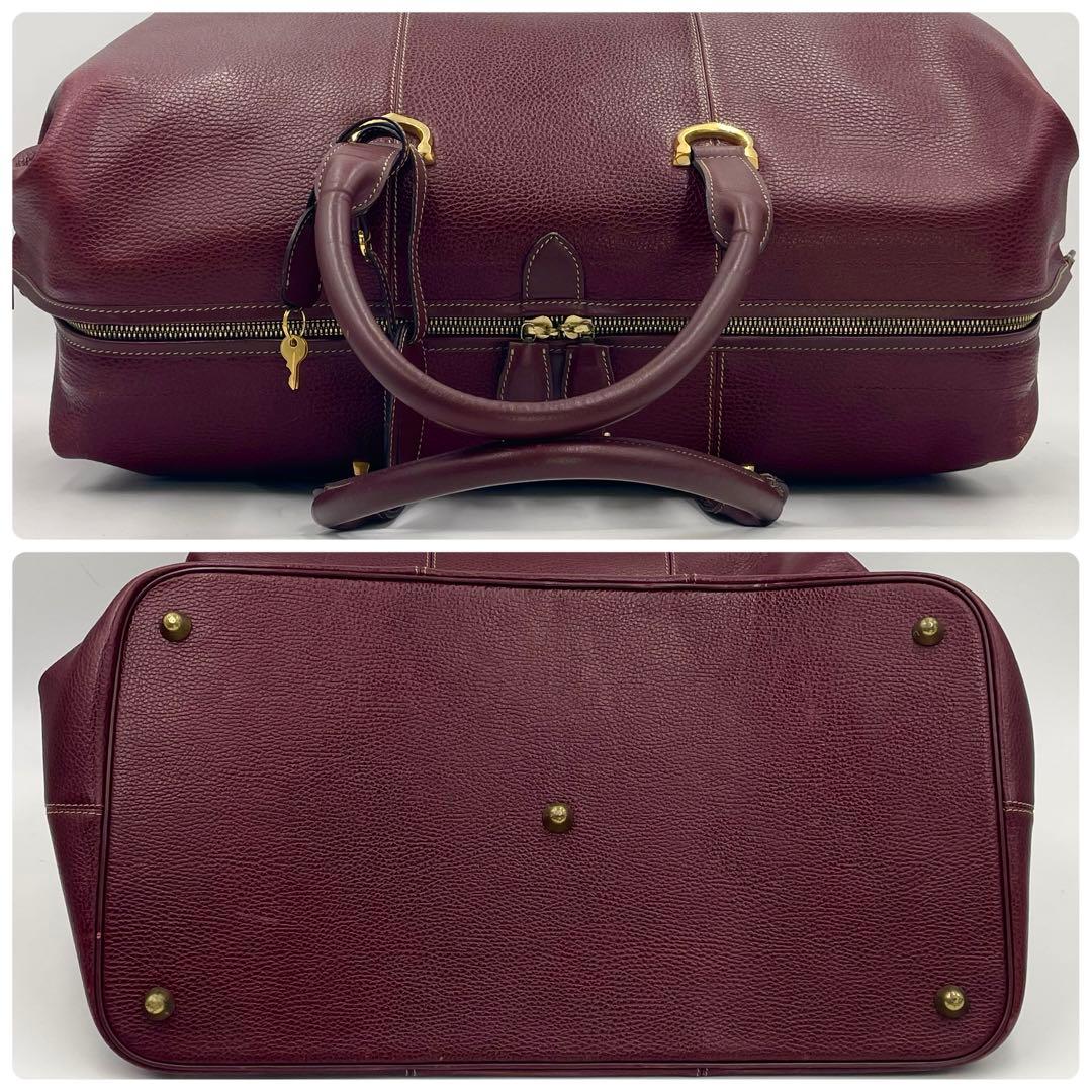 【美品・大容量】カルティエ マストライン C金具 ボストンバッグ2way 本革