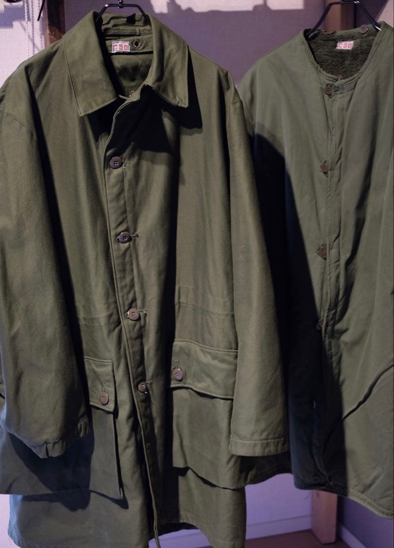 スウェーデン軍 M59 フィールドコート C50 ライナー付き