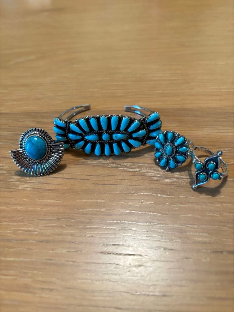 Navajo ターコイズ シルバー バングル