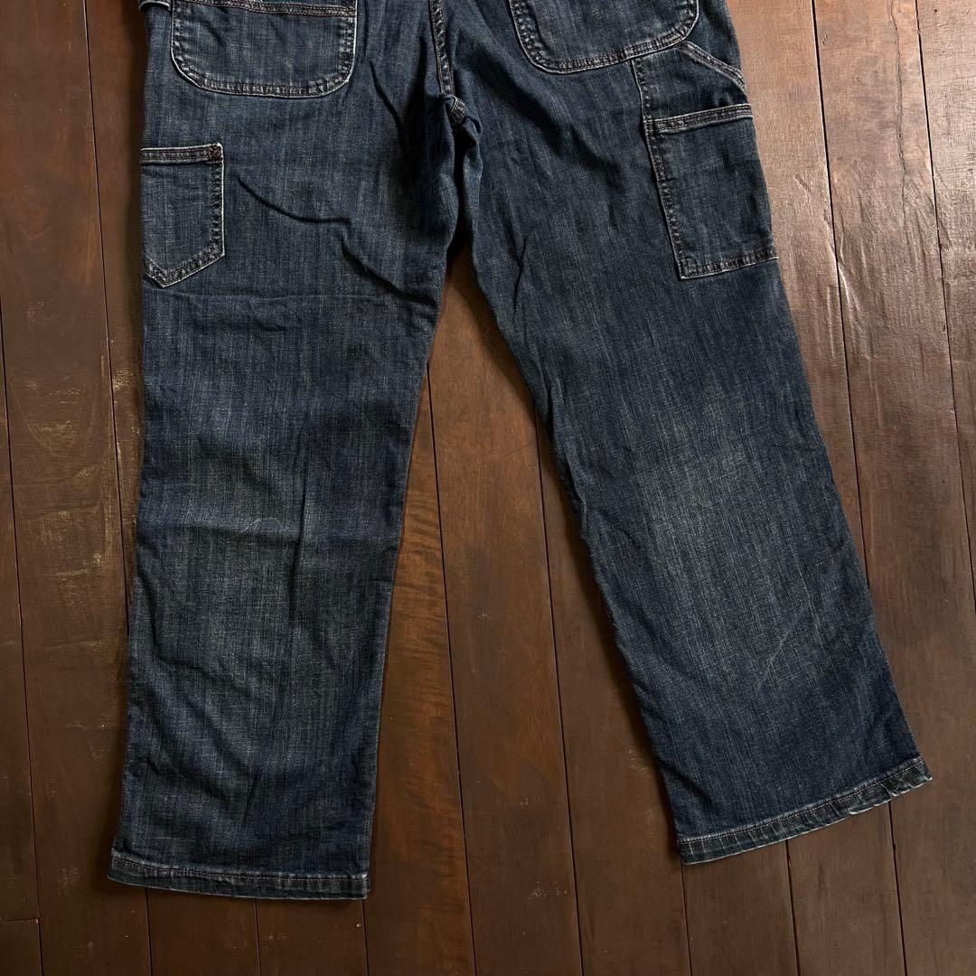 美品！！【Carhartt カーハート】デニムオーバーオール ダブルニー y2k