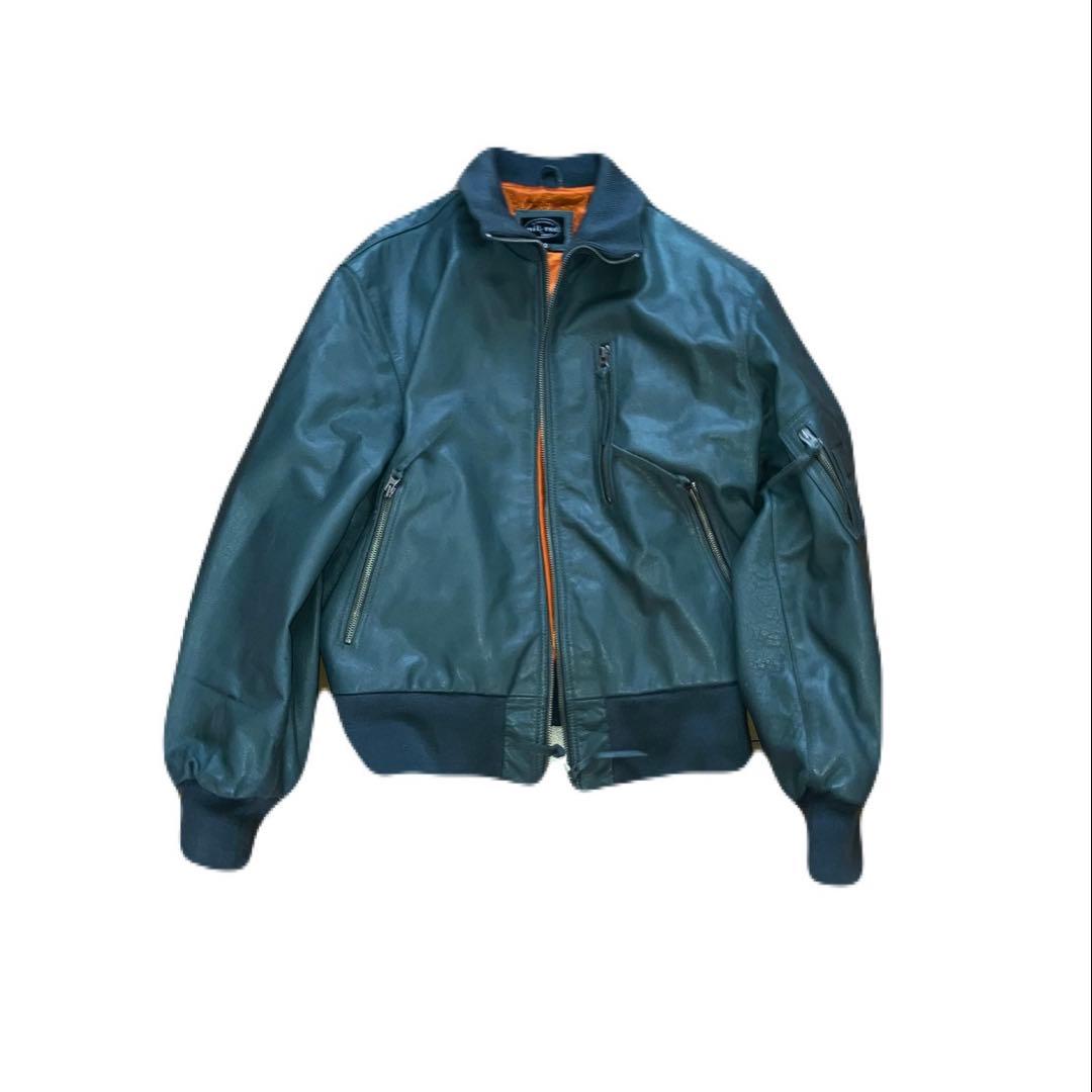 MIL-TEC ドイツ空軍 レザーフライトジャケット
