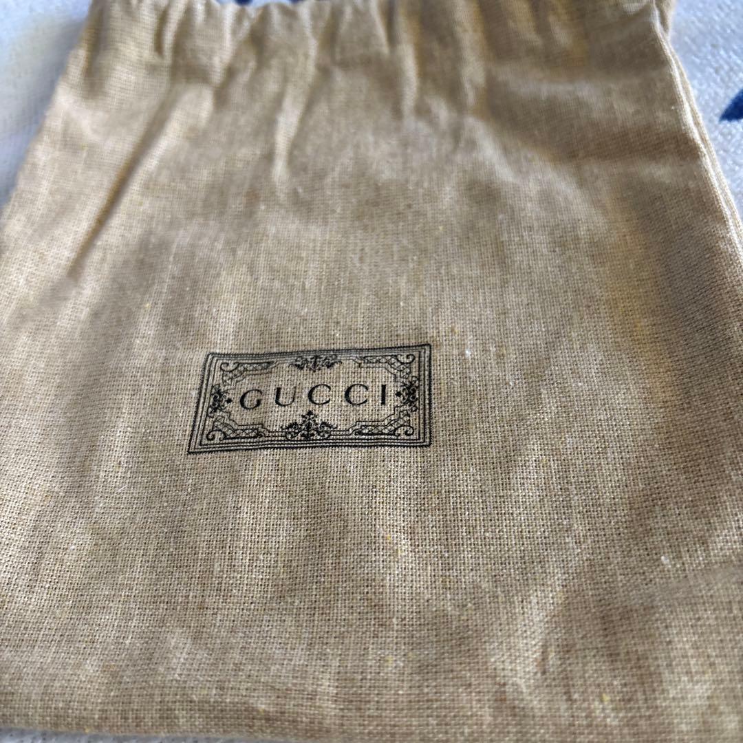 GUCCI ダークブルー ヘアバンド 保存袋付き