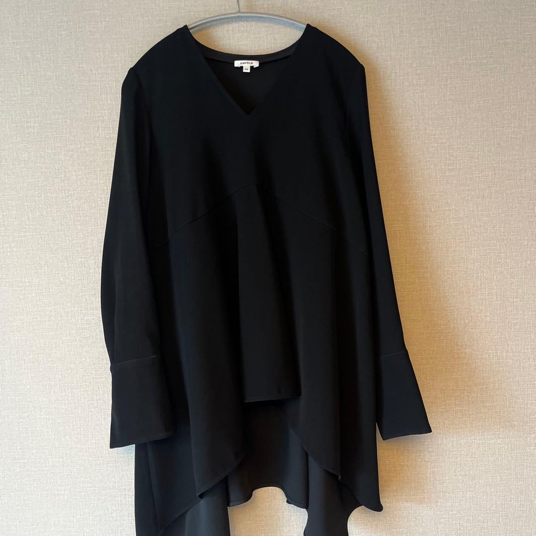 ENFÖLD ブラック チュニック 36