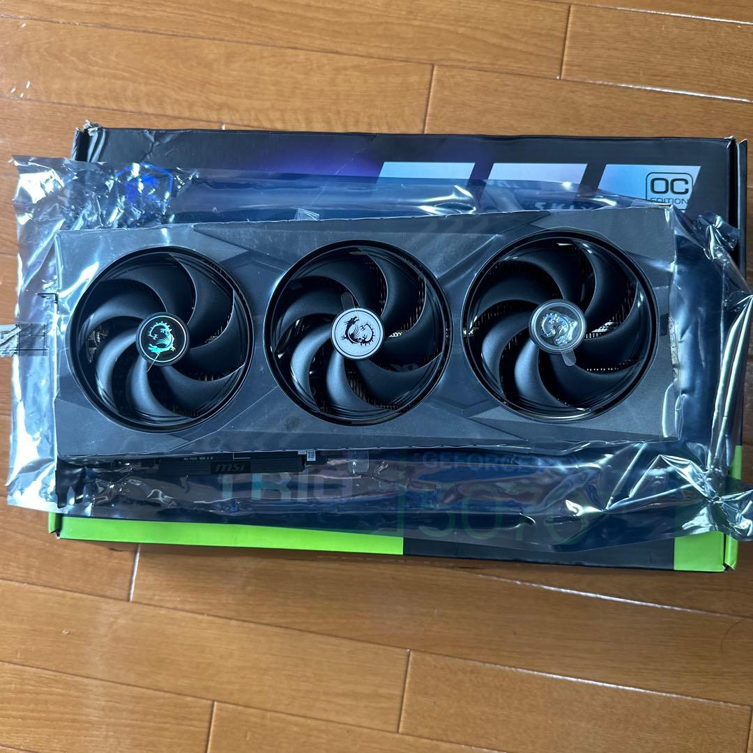 グラフィックボード・グラボ・ビデオカード MSI RTX5070ti 16G GAMING TRIO OC PLUS