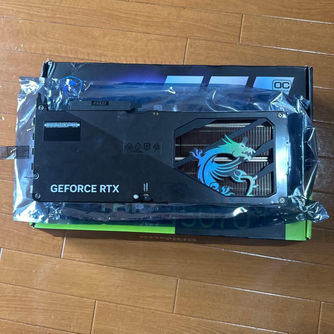 グラフィックボード・グラボ・ビデオカード MSI RTX5070ti 16G GAMING TRIO OC PLUS
