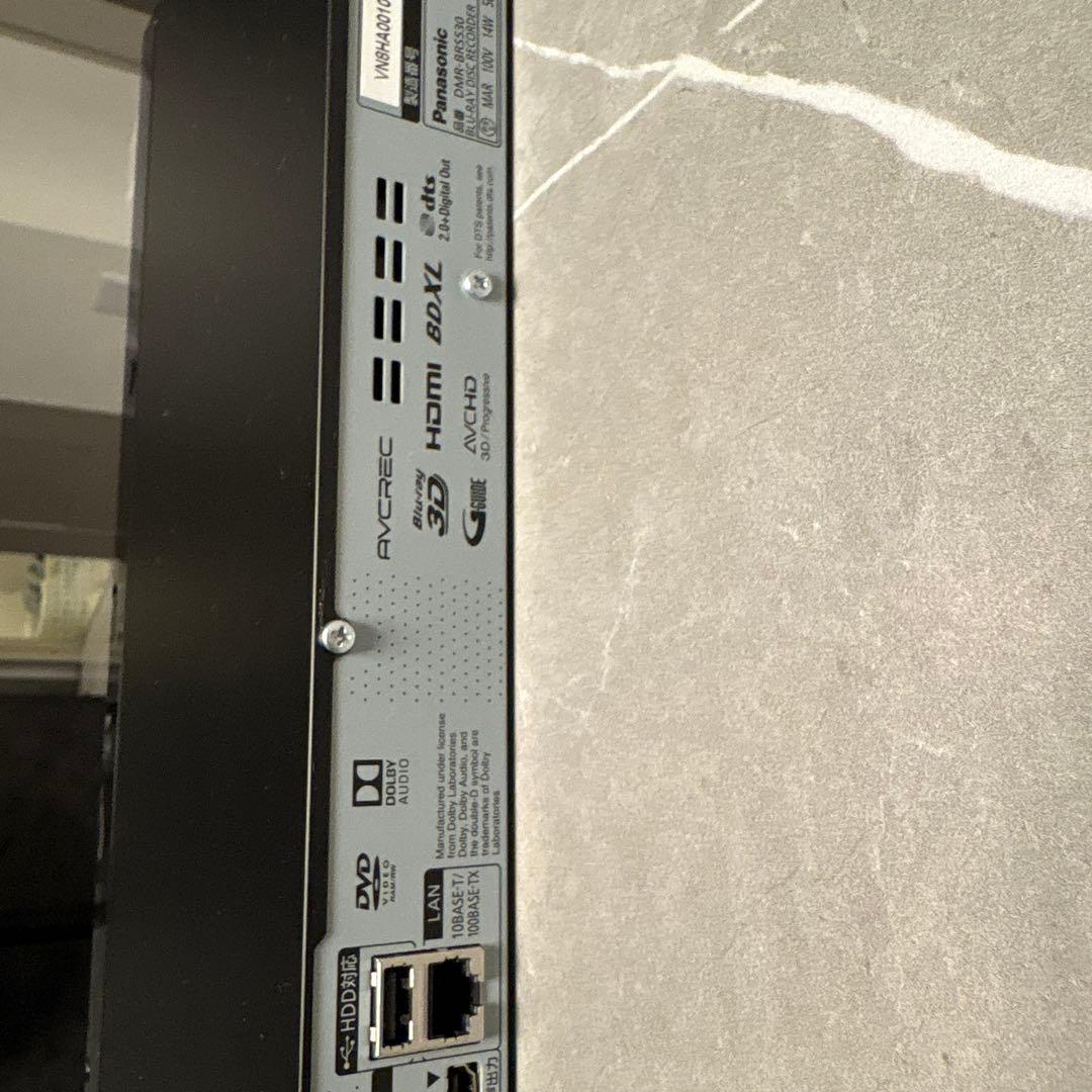 美品Panasonic dmr-brs530 パナソニック　ブルーレイレコーダー