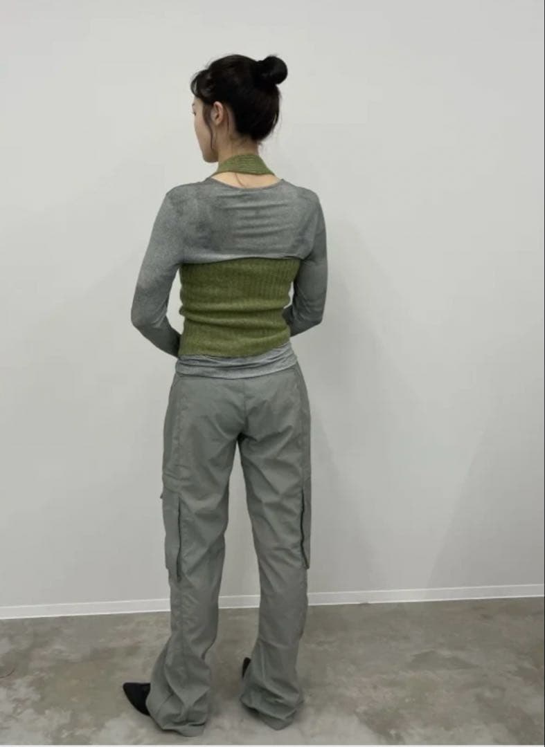 パロマウール 23aw ナイロンカーゴパンツ