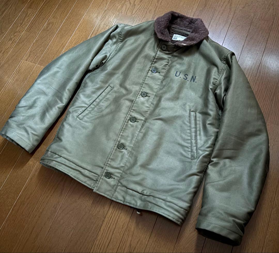 美品36！MASH N-1 JKT 40's実物TALON社製ジッパー