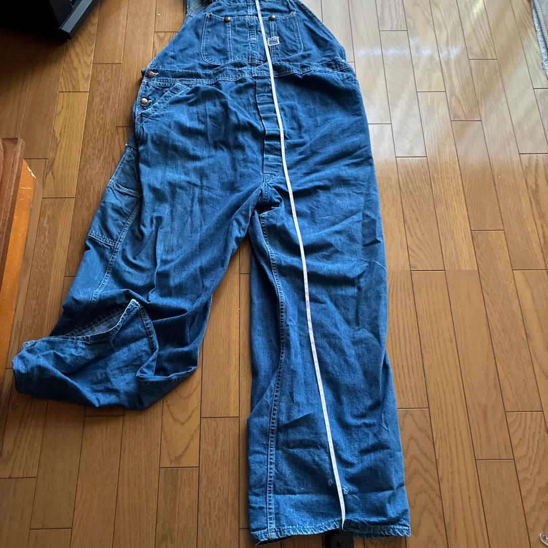 コメント値下げOK盾タグ40s pay dayオーバーオール