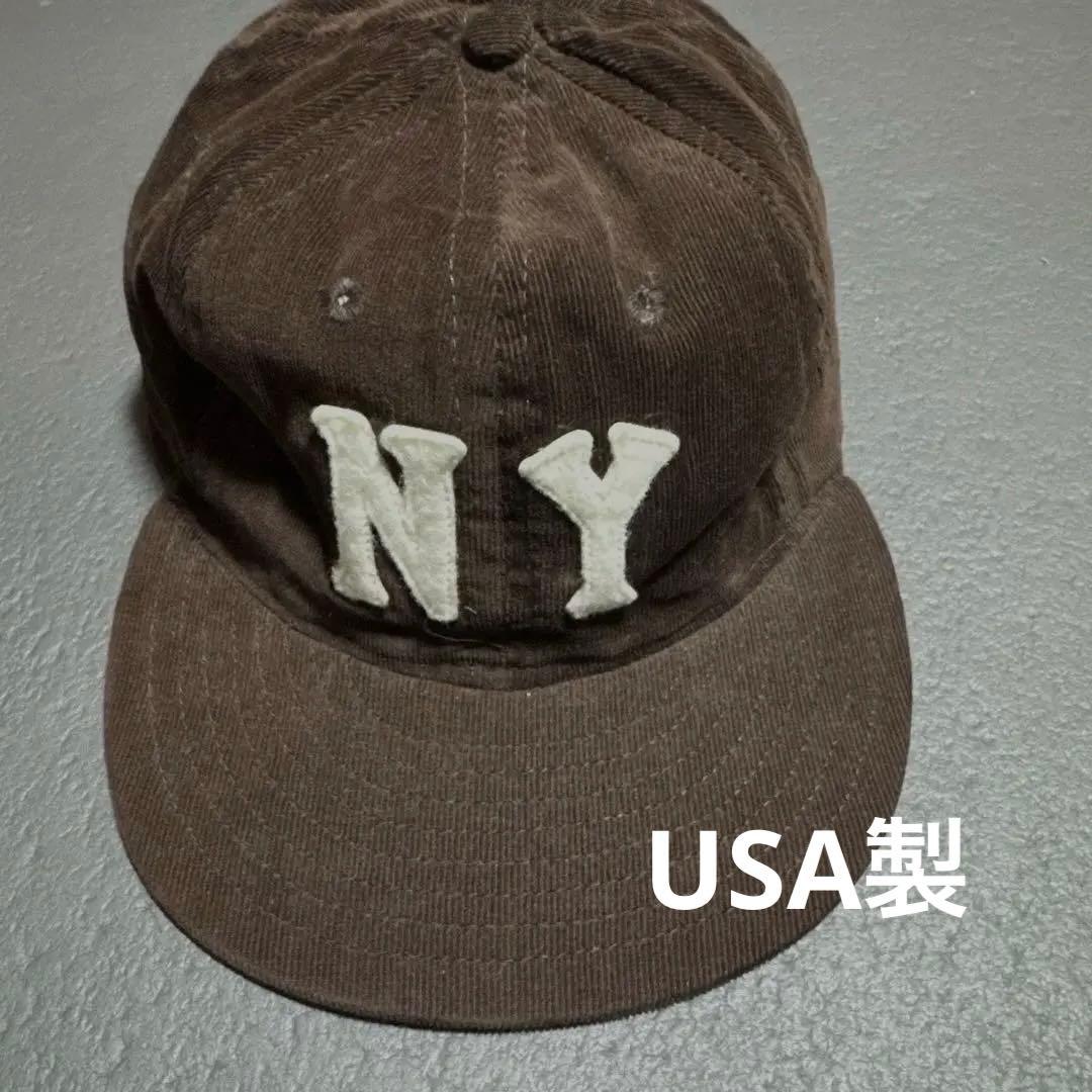 Ebbets Field エベッツフィールド ヤンキース コーデュロイキャップ