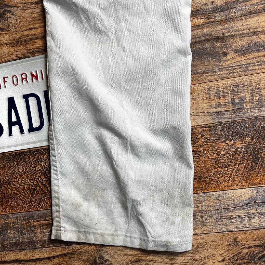 な*は様 Dickies ペインターパンツ ホワイト W34ワークパンツ 古着