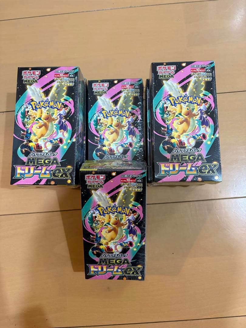 ポケモンカードゲームハイクラスパックMEGAドリームex シュリンク付6BOX