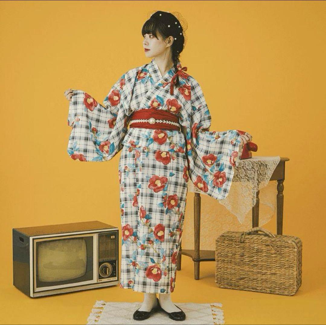 k*n様 kutirとレトロ 2way レトロ浴衣セット
