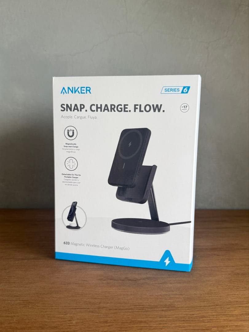 Anker 633 Magnetic Wireless Charger ブラック