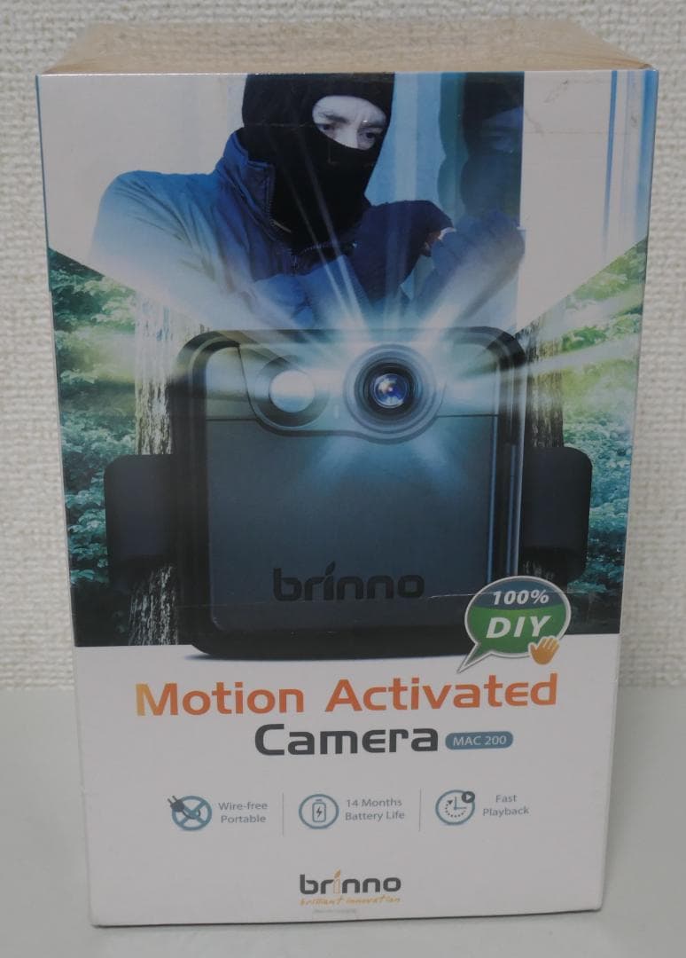 【新品】ポータブル防犯カメラ MAC200DN brinno①