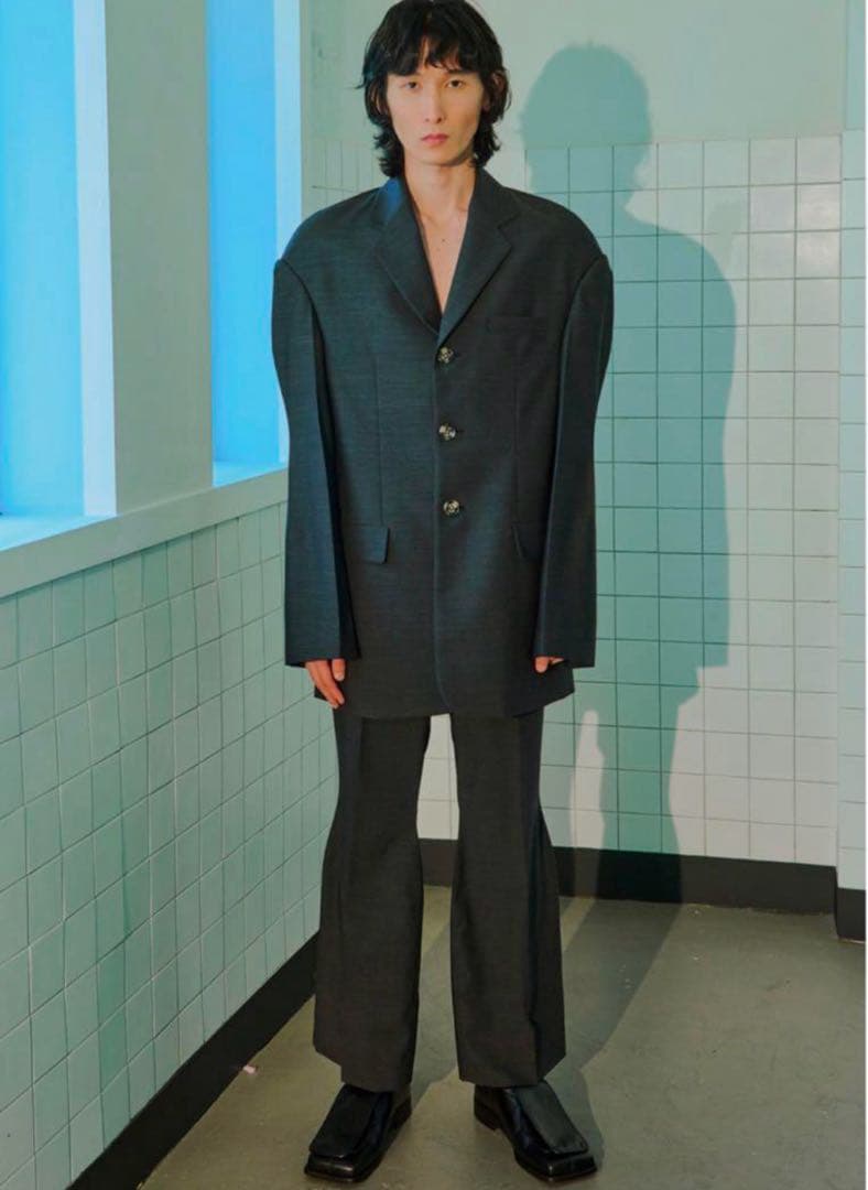 NEU_IN (ニューイン) 2021ss 変形スラックス パンツ M 韓国