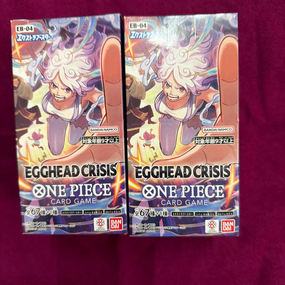 EGGHEAD CRISIS ONE PIECE CARD2箱セット