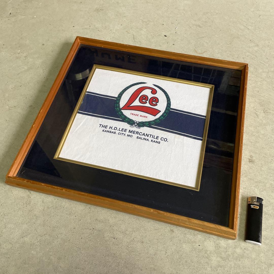 H.D. Lee 店舗什器 ヴィンテージ 額縁 額装 壁掛け インテリア B