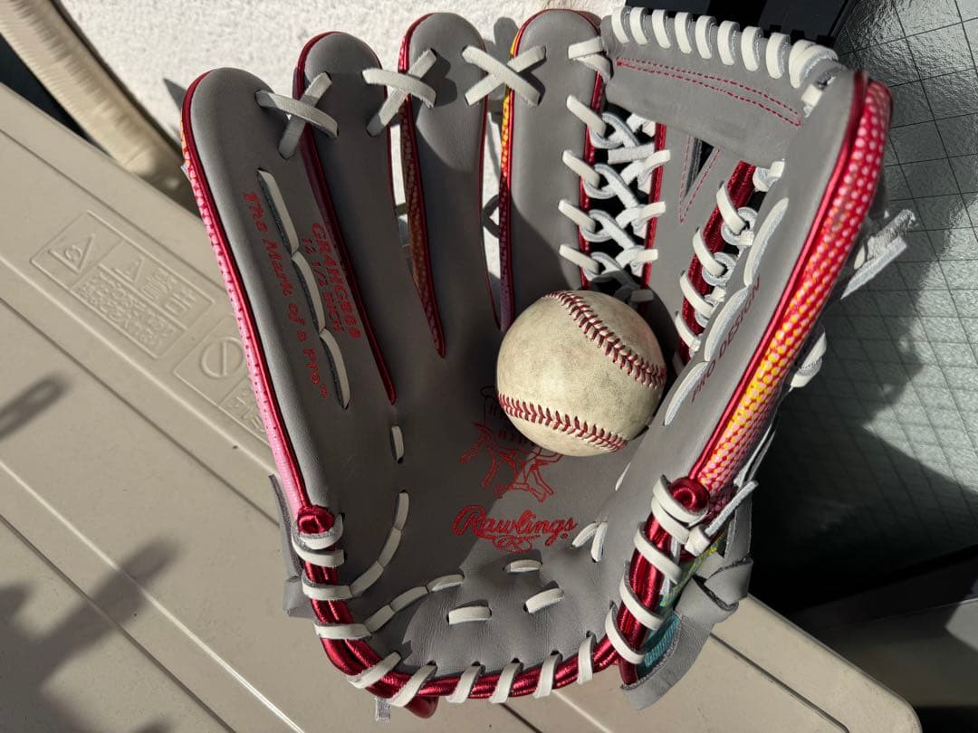 型付済み【ローリングス】一般軟式外野手用グローブ