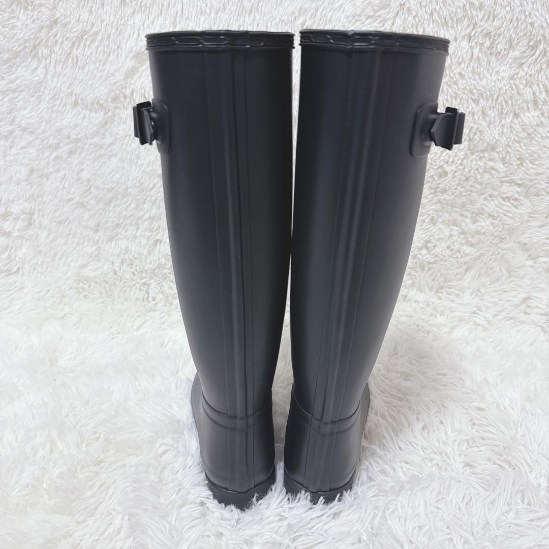 未使用　HUNTER レインブーツ　23cm UK4ロングブーツ　長靴