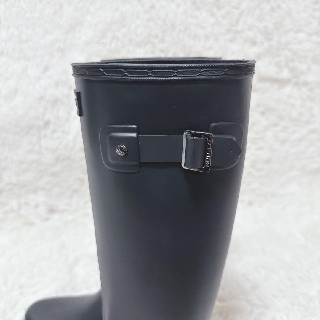 未使用　HUNTER レインブーツ　23cm UK4ロングブーツ　長靴