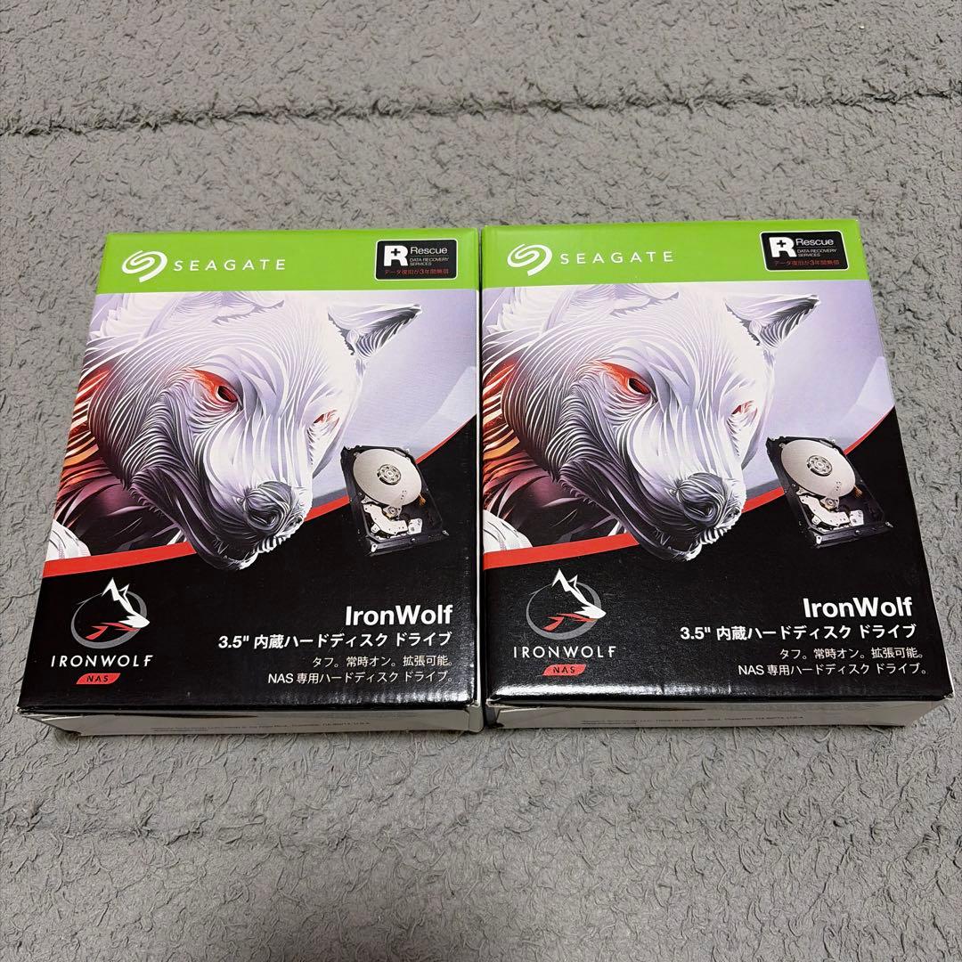 新品未開封 Seagate IronWolf 4TB 内蔵型HDD 2台セット
