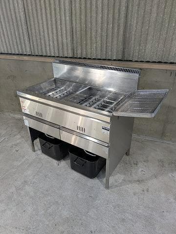 2022年製 マルゼン ガスフライヤー MGF-23WK 都市ガス 厨房 2槽