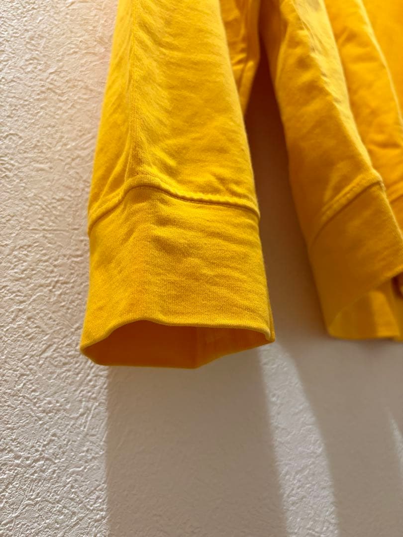 Stone コットントレーナー イエロー S