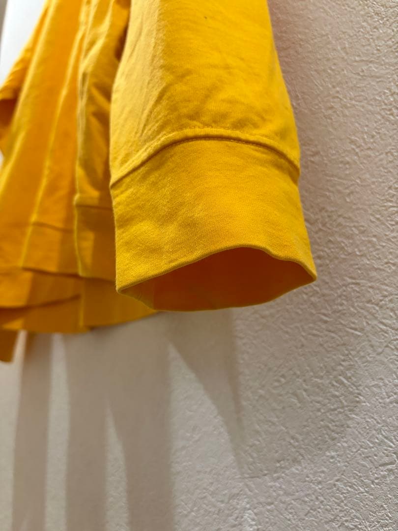 Stone コットントレーナー イエロー S