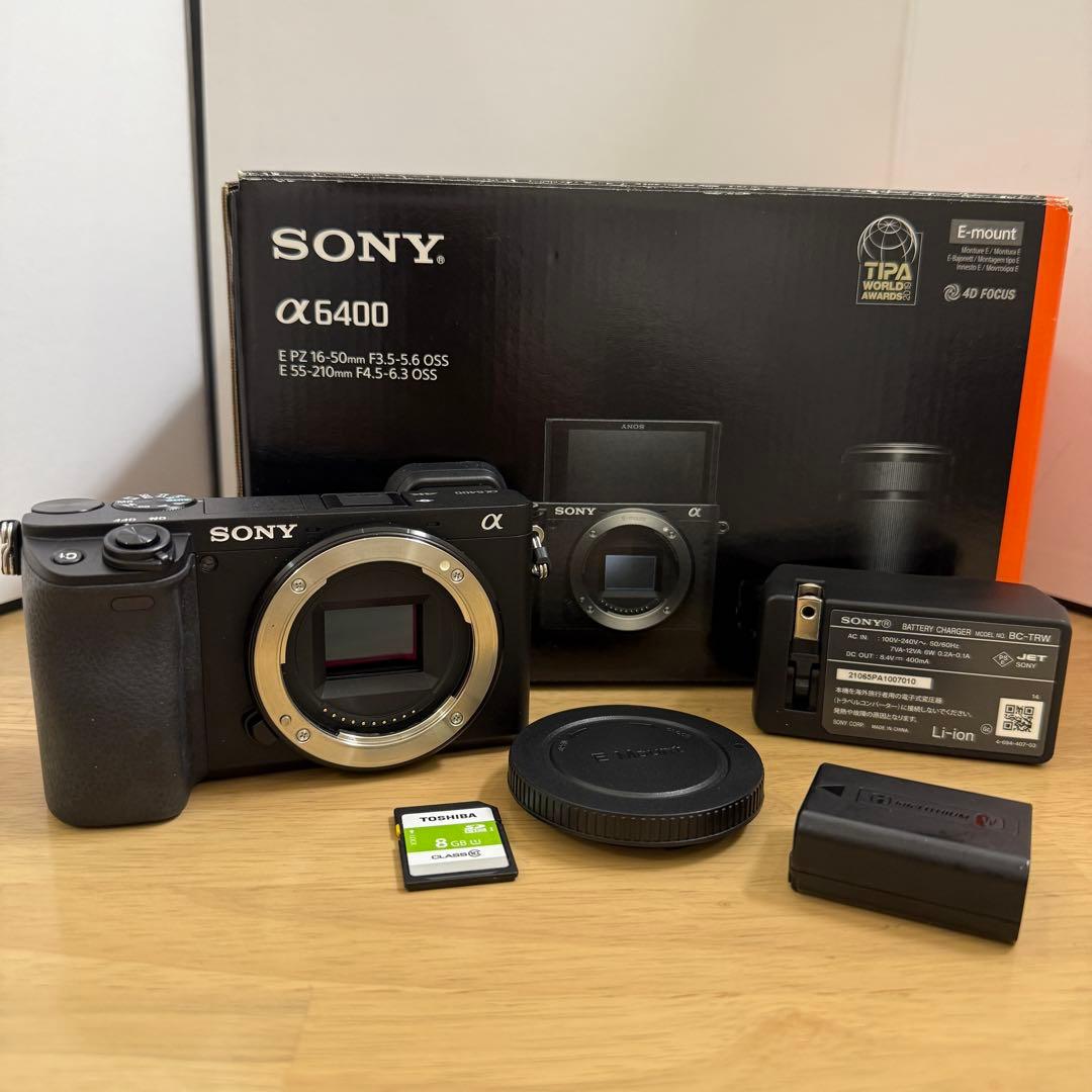 美品 SONY α6400 ボディ ブラック 箱付き