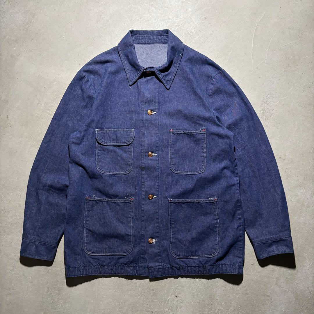 60s BLUE BELL デニムカバーオール ヴィンテージ VAT DYE