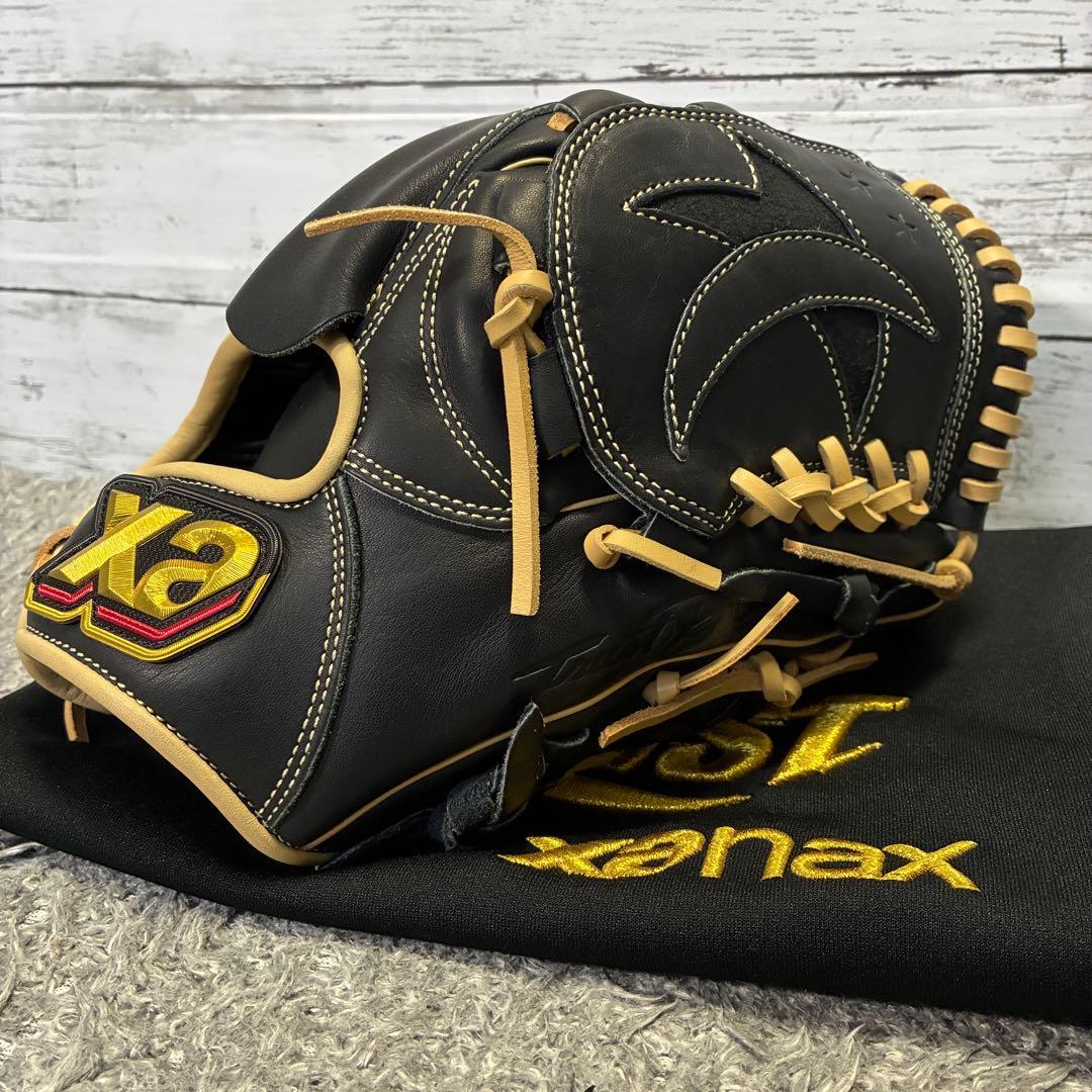【未使用級】Xanax 湯浅モデル 軟式投手用グローブ 希少完売品 Cブラウン