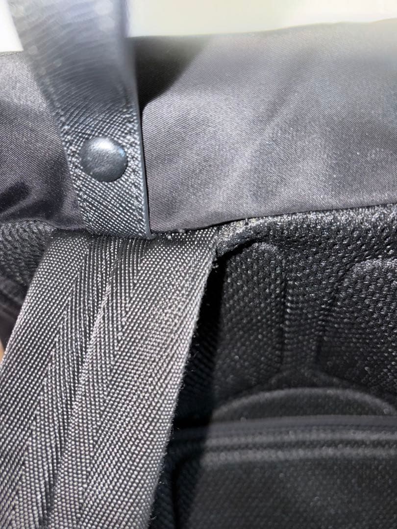 PRADA Re-Nylon xサフィアーノレザー バックパック