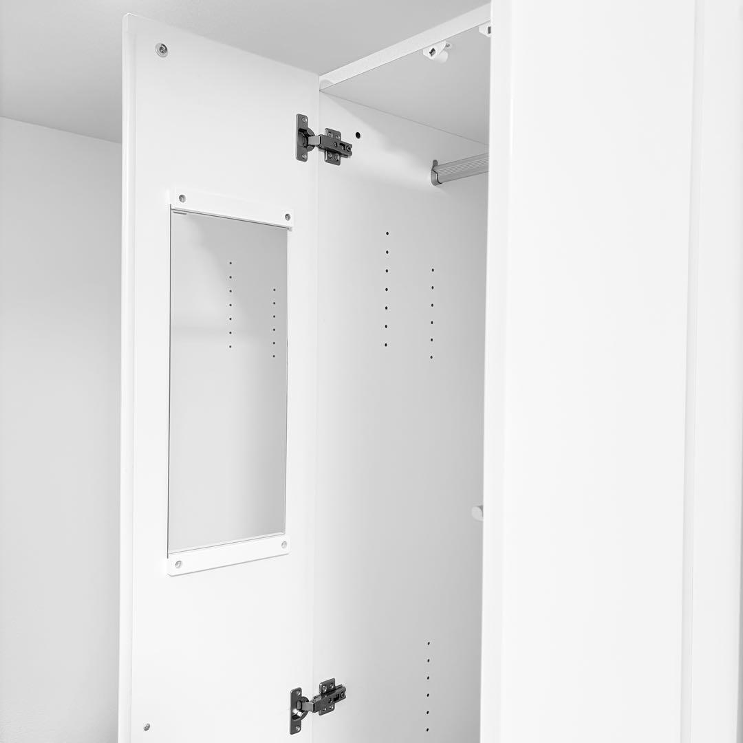 値下げ♩ ニトリ ポルテ 60 エナメル塗装 光沢 傷に強い ワードローブ