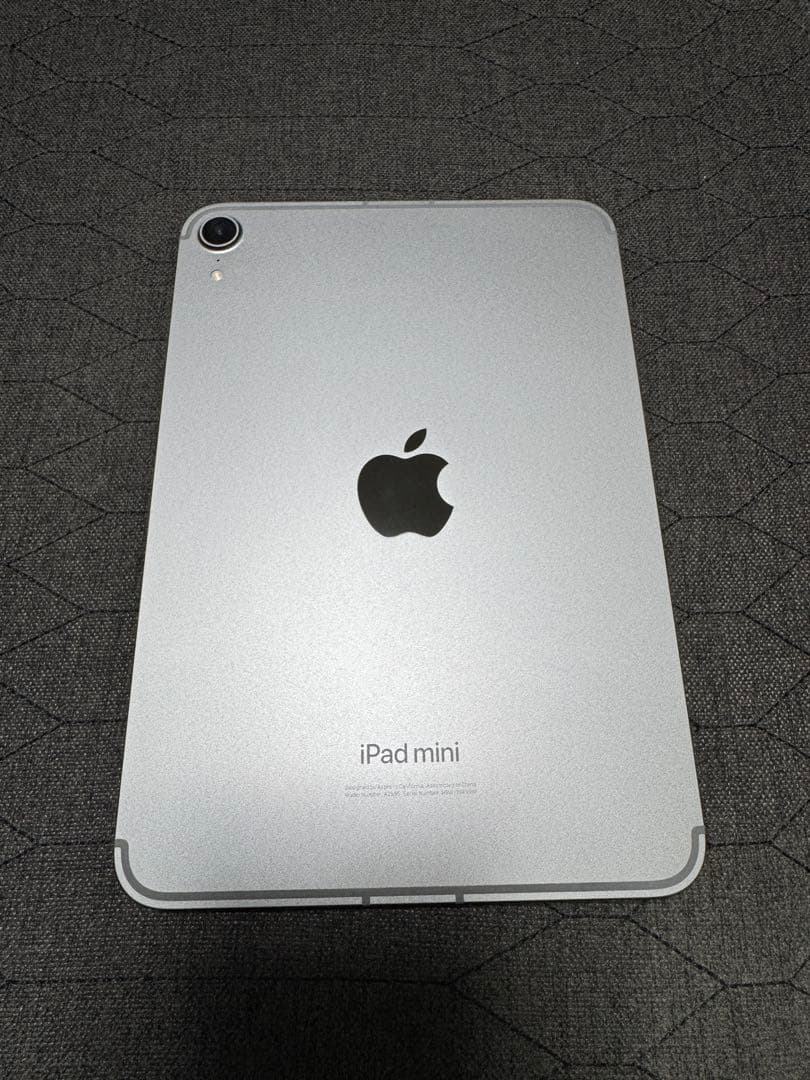 iPad mini 第7世代 セルラー256GB バッテリ100%純正カバー付き