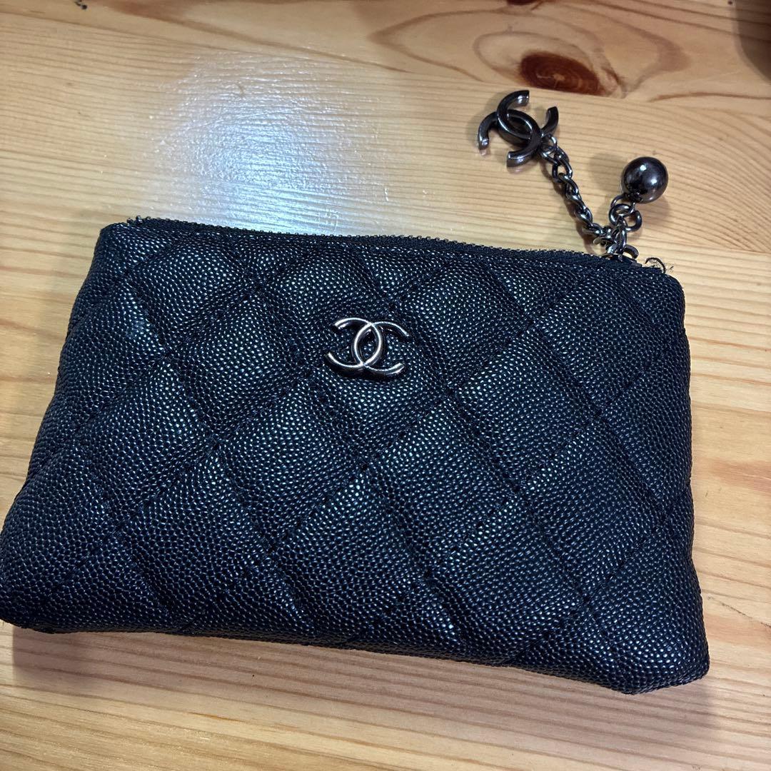CHANEL ブラック ナイロン ケース