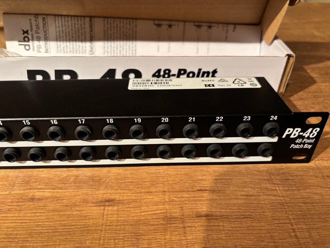 [美品］dbx PB-48 48-Point Patch Bay