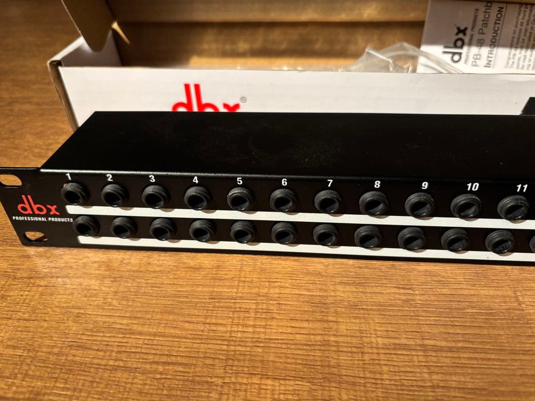 [美品］dbx PB-48 48-Point Patch Bay