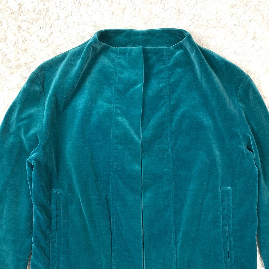 Y's bis LIMI ベロアジャケット グリーン M B2797