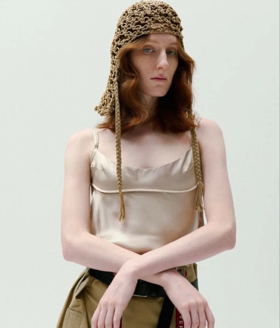 La Maison de Lylilis ベージュ　帽子