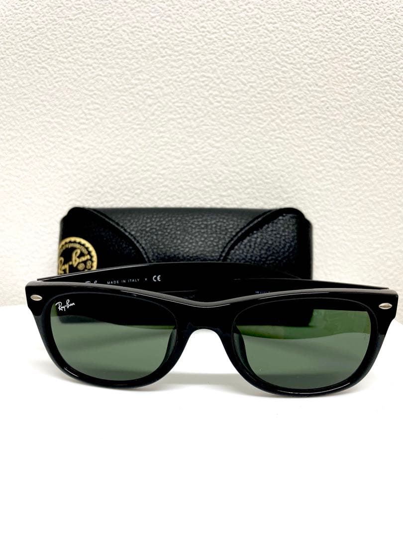 Ray-Ban ブラック サングラス ニューウェイファーラー RB2132F