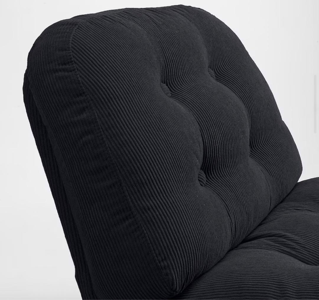 新品未開封イケア　DYVLINGE 一人掛け回転パーソナルチェア ブラック　01