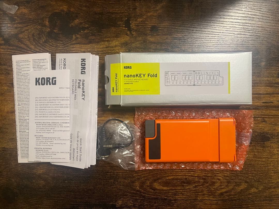 KORG nanoKEY Fold オレンジ